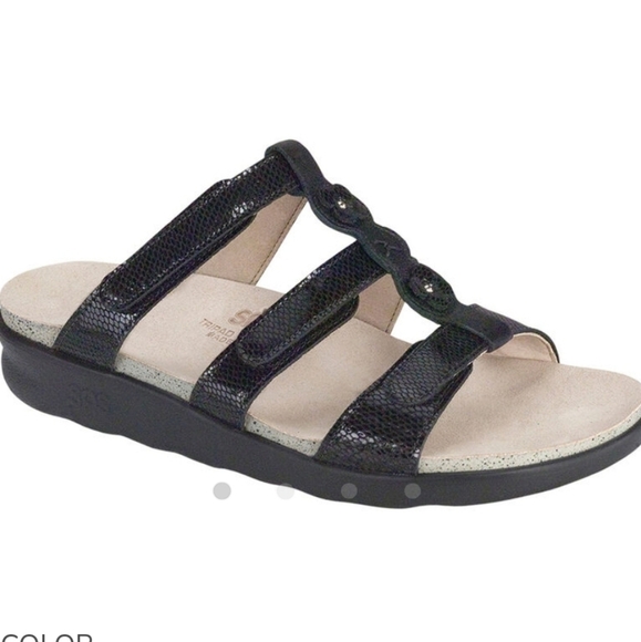 SAS Womens Tripad Comfort Naples Leather Sandals shoes sz 9.5M - Picture 1 of 15
